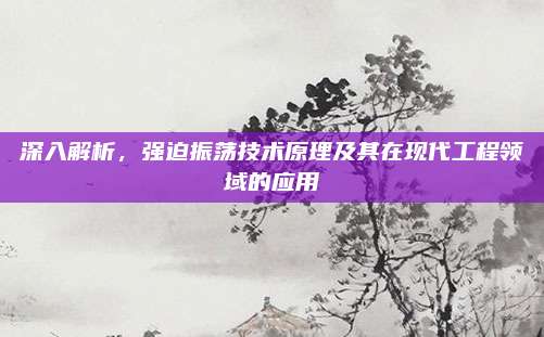 深入解析,强迫振荡技术原理及其在现代工程领域的应用