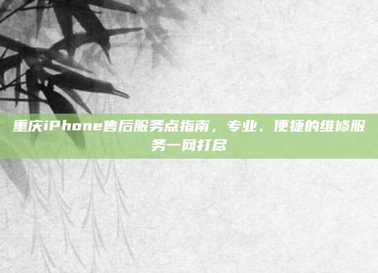 重庆iPhone售后服务点指南,专业、便捷的维修服务一网打尽
