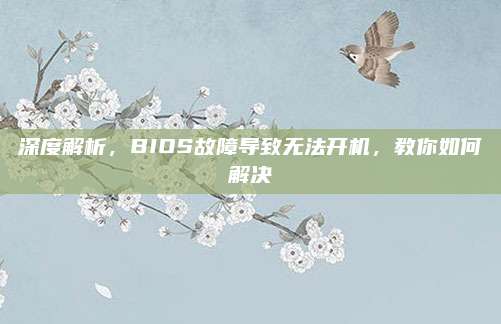 深度解析,BIOS故障导致无法开机,教你如何解决