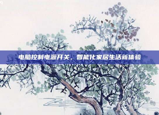 电脑控制电源开关,智能化家居生活新体验