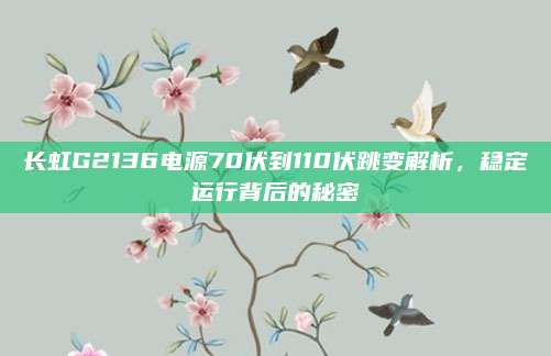 长虹G2136电源70伏到110伏跳变解析,稳定运行背后的秘密