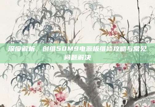 深度解析,创维50M9电源板维修攻略与常见问题解决