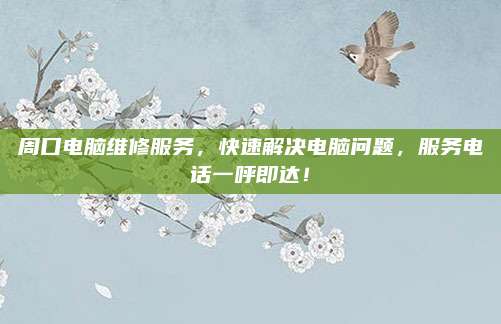 周口电脑维修服务,快速解决电脑问题,服务电话一呼即达!