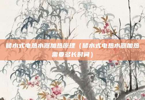 储水式电热水器加热原理(储水式电热水器加热需要多长时间)