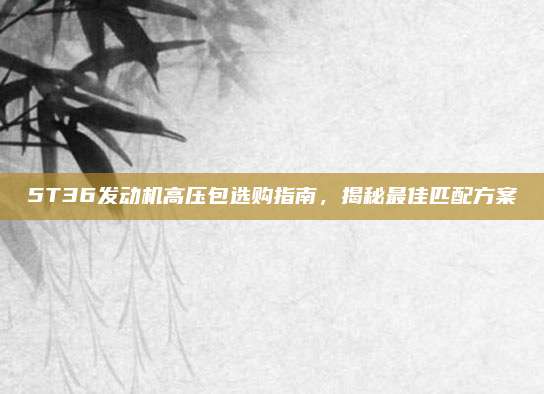 5T36发动机高压包选购指南，揭秘最佳匹配方案