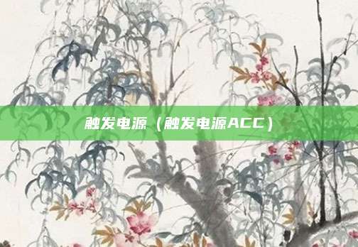 触发电源(触发电源ACC)