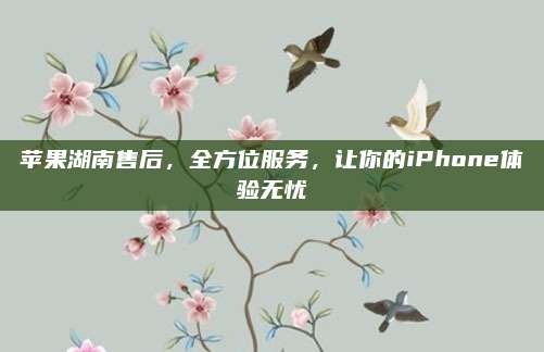 苹果湖南售后,全方位服务,让你的iPhone体验无忧