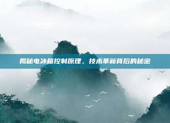 揭秘电冰箱控制原理,技术革新背后的秘密