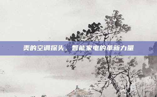 美的空调探头,智能家电的革新力量