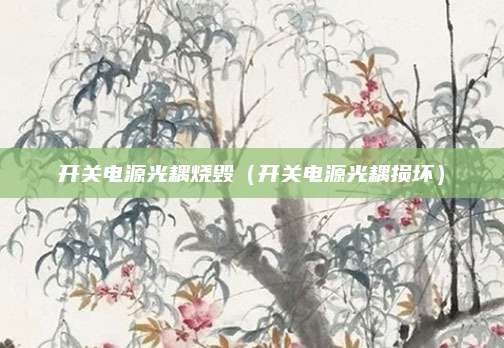 开关电源光耦烧毁（开关电源光耦损坏）