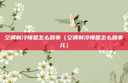 空调制冷慢是怎么回事（空调制冷慢是怎么回事儿）