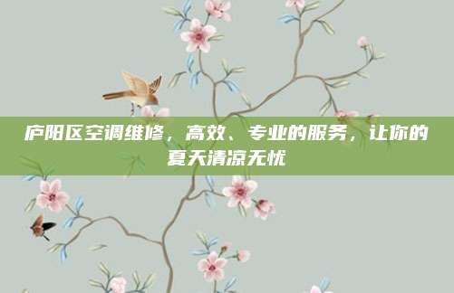 庐阳区空调维修,高效、专业的服务,让你的夏天清凉无忧