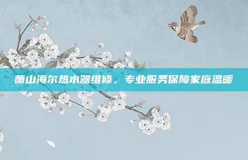 萧山海尔热水器维修,专业服务保障家庭温暖