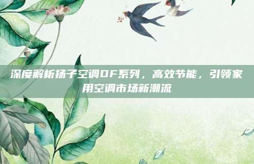 深度解析扬子空调DF系列，高效节能，引领家用空调市场新潮流