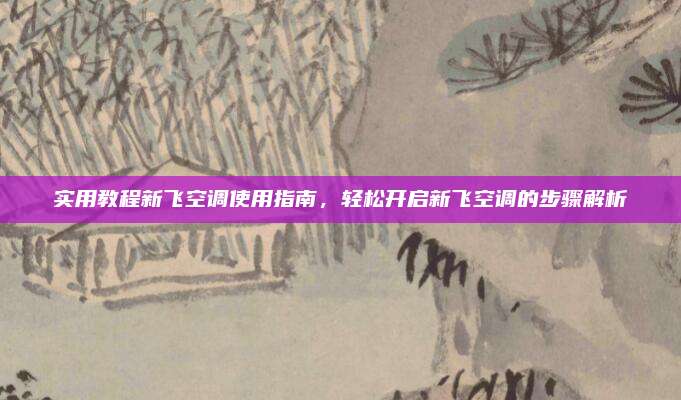 实用教程新飞空调使用指南,轻松开启新飞空调的步骤解析