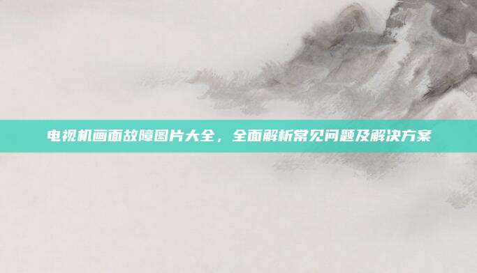 电视机画面故障图片大全,全面解析常见问题及解决方案