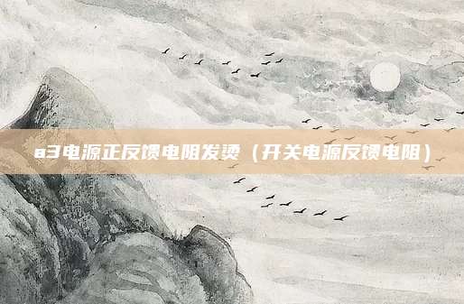 a3电源正反馈电阻发烫(开关电源反馈电阻)