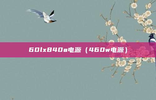 60lx840a电源(460w电源)