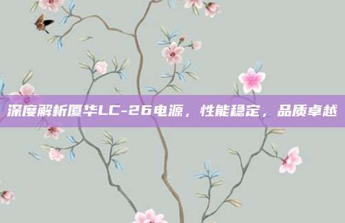 深度解析厦华LC-26电源,性能稳定,品质卓越