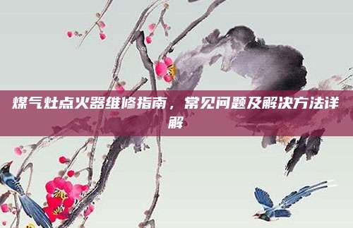 煤气灶点火器维修指南,常见问题及解决方法详解