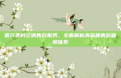 嘉兴美的空调售后服务,全面解析高品质售后保障体系