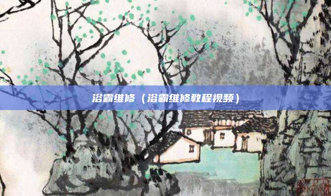 浴霸维修（浴霸维修教程视频）