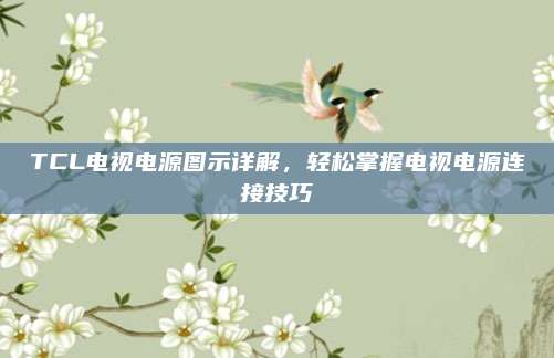 TCL电视电源图示详解,轻松掌握电视电源连接技巧