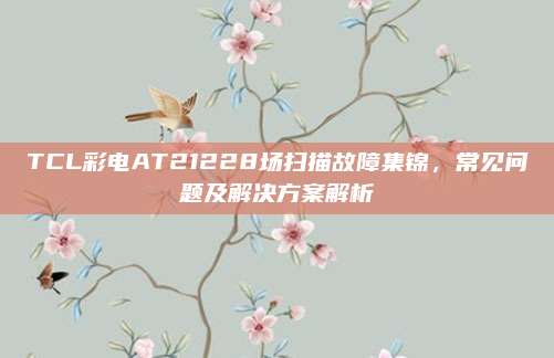 TCL彩电AT21228场扫描故障集锦,常见问题及解决方案解析