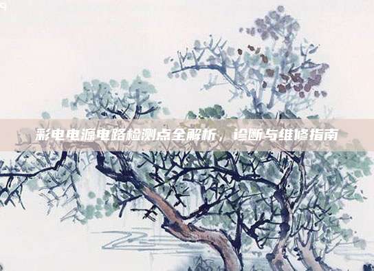 彩电电源电路检测点全解析,诊断与维修指南