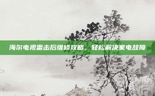 海尔电视雷击后维修攻略,轻松解决家电故障