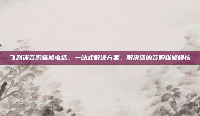 飞利浦音响维修电话,一站式解决方案,解决您的音响维修烦恼