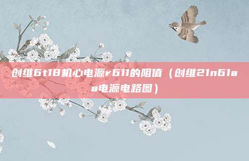 创维6t18机心电源r611的阻值(创维21n61aa电源电路图)