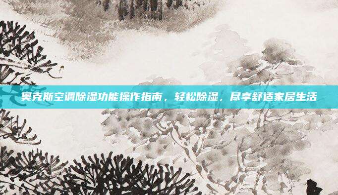奥克斯空调除湿功能操作指南,轻松除湿,尽享舒适家居生活