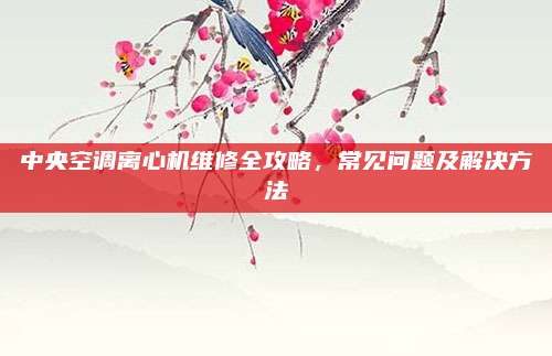 中央空调离心机维修全攻略,常见问题及解决方法