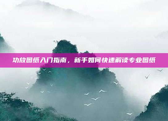 功放图纸入门指南,新手如何快速解读专业图纸