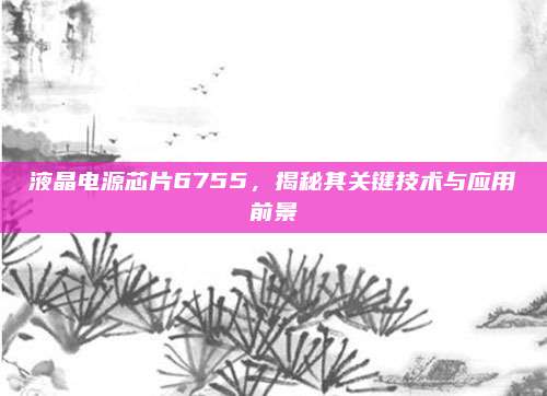 液晶电源芯片6755,揭秘其关键技术与应用前景