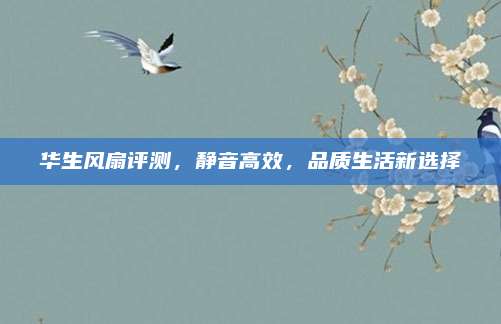 华生风扇评测,静音高效,品质生活新选择