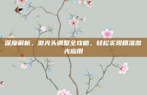 深度解析,激光头调整全攻略,轻松实现精准激光应用