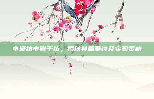 电源抗电磁干扰,揭秘其重要性及实现策略