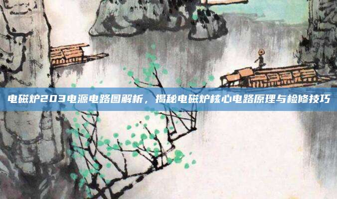 电磁炉203电源电路图解析,揭秘电磁炉核心电路原理与检修技巧