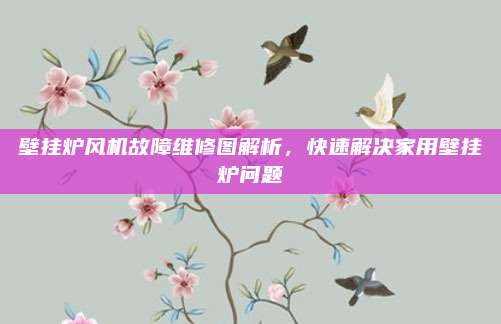 壁挂炉风机故障维修图解析,快速解决家用壁挂炉问题