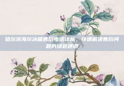哈尔滨海尔冰箱售后电话详析,快速解决售后问题的绿色通道