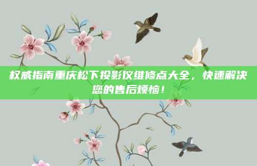 权威指南重庆松下投影仪维修点大全,快速解决您的售后烦恼!