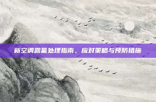 新空调露氟处理指南,应对策略与预防措施