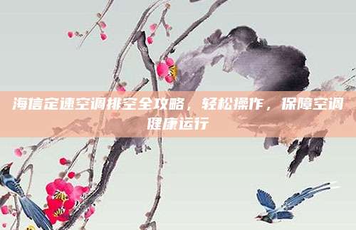 海信定速空调排空全攻略,轻松操作,保障空调健康运行