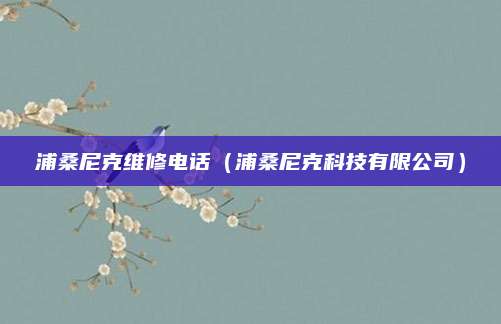 浦桑尼克维修电话（浦桑尼克科技有限公司）
