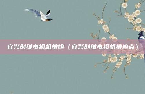 宜兴创维电视机维修（宜兴创维电视机维修点）