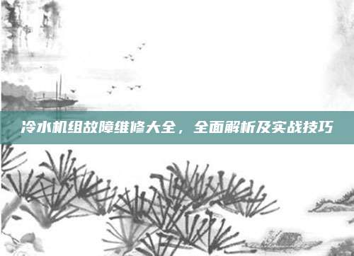 冷水机组故障维修大全,全面解析及实战技巧