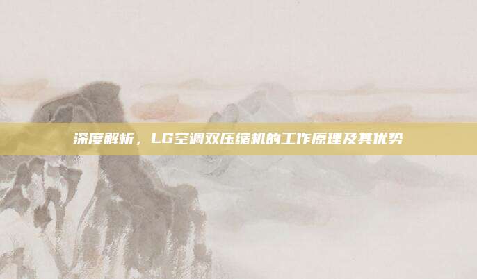 深度解析,LG空调双压缩机的工作原理及其优势