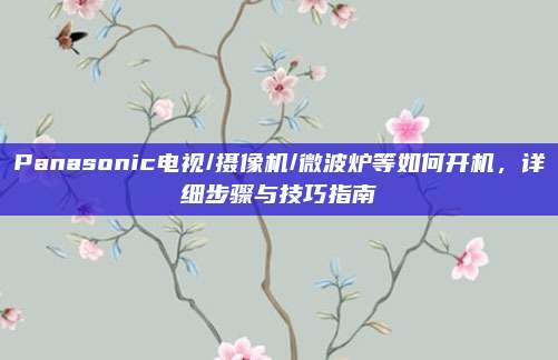 Panasonic电视/摄像机/微波炉等如何开机,详细步骤与技巧指南